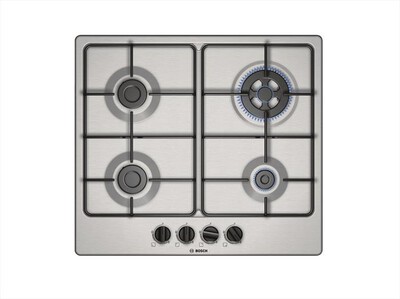 BOSCH - Piano cottura a gas PGH6B5B80 4 fuochi 58,2cm-Inox