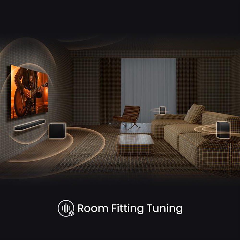 Immagine del prodotto HISENSE - Soundbar 600W + Subwoofer 280W AX5140Q-NERO