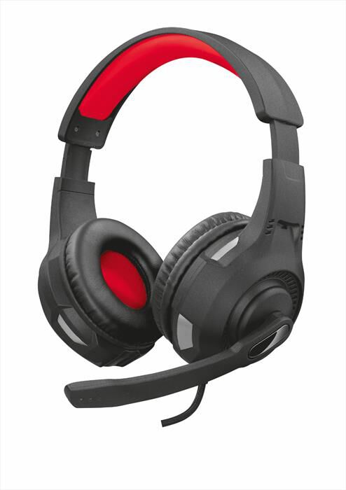 TRUST - RAVU GXT307 GAM HDST - Black/Red | Euronics