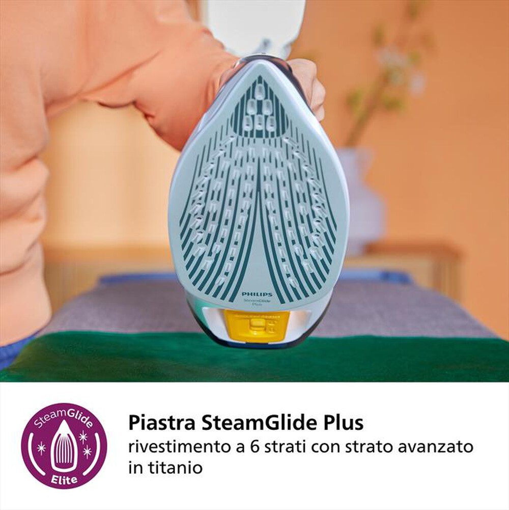 "PHILIPS - Ferro da stiro vapore AZUR SERIES 7000 DST7020/20-Blue"
