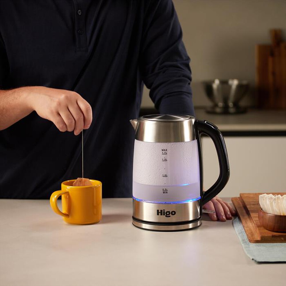 Immagine del prodotto HIGO - Bollitore elettrico in vetro satinato BE-16