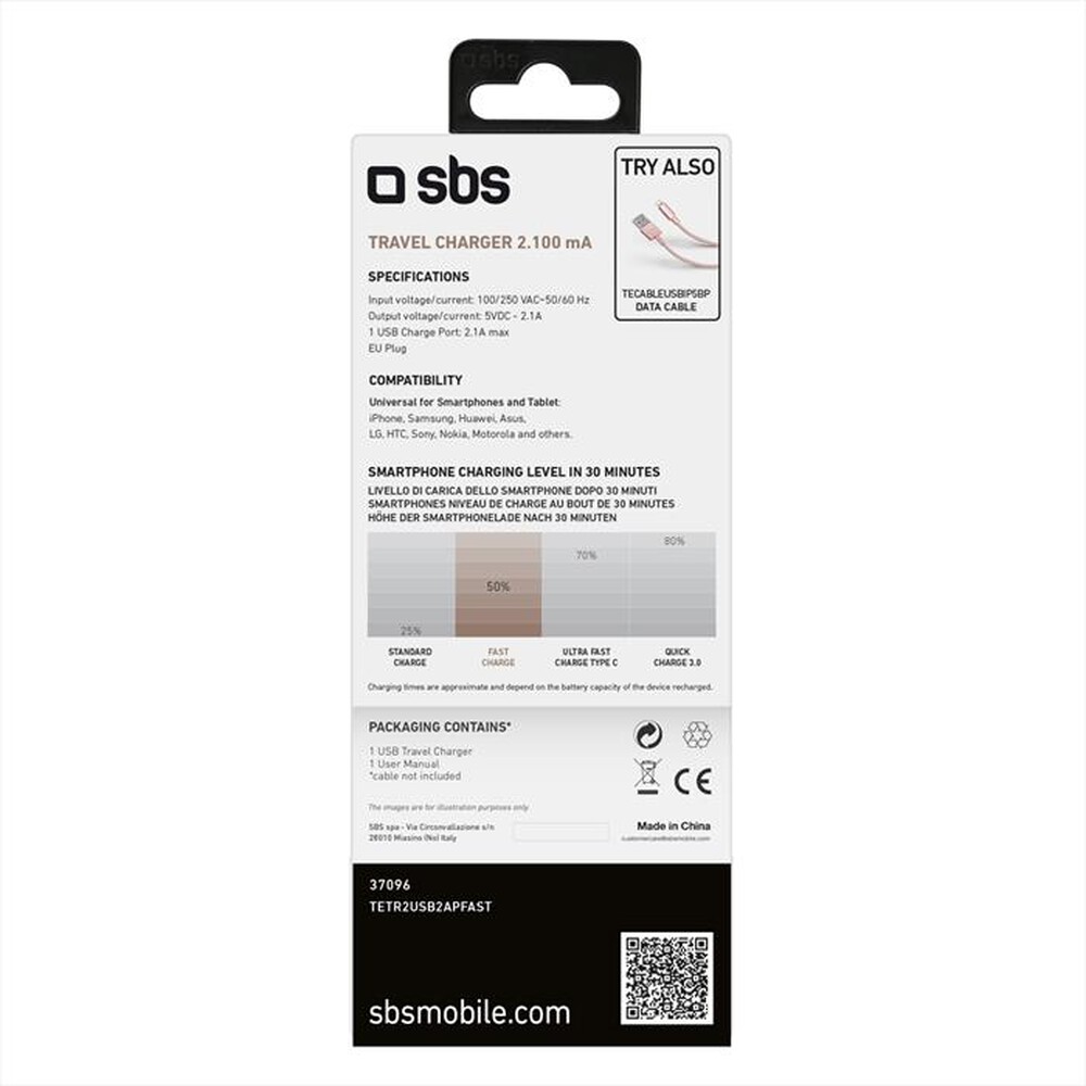"SBS - TETR2USB2APFAST-ROSA"