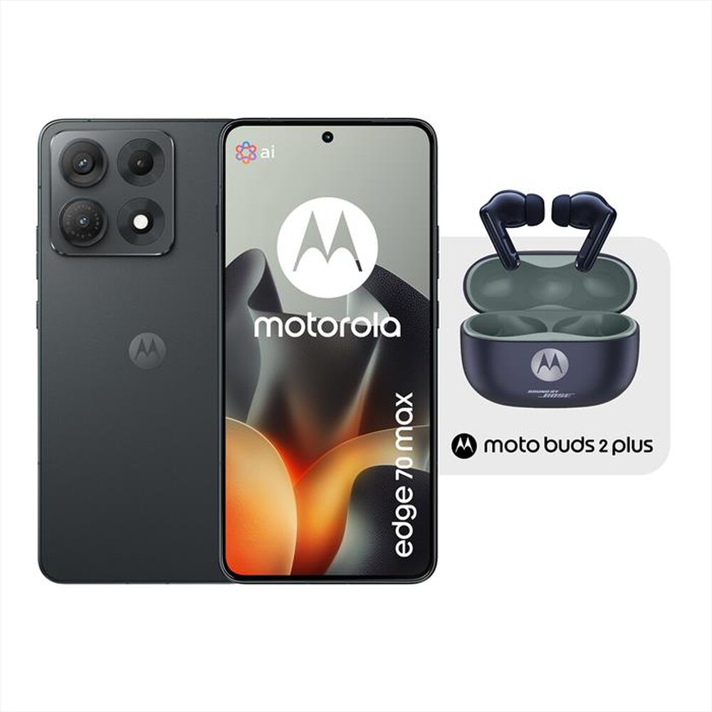 Immagine del prodotto MOTOROLA - PACK 2X1 EDGE 70 MAX 8/256+MOTO BUDS 2 PLUS-PANTONE Dark Shadow