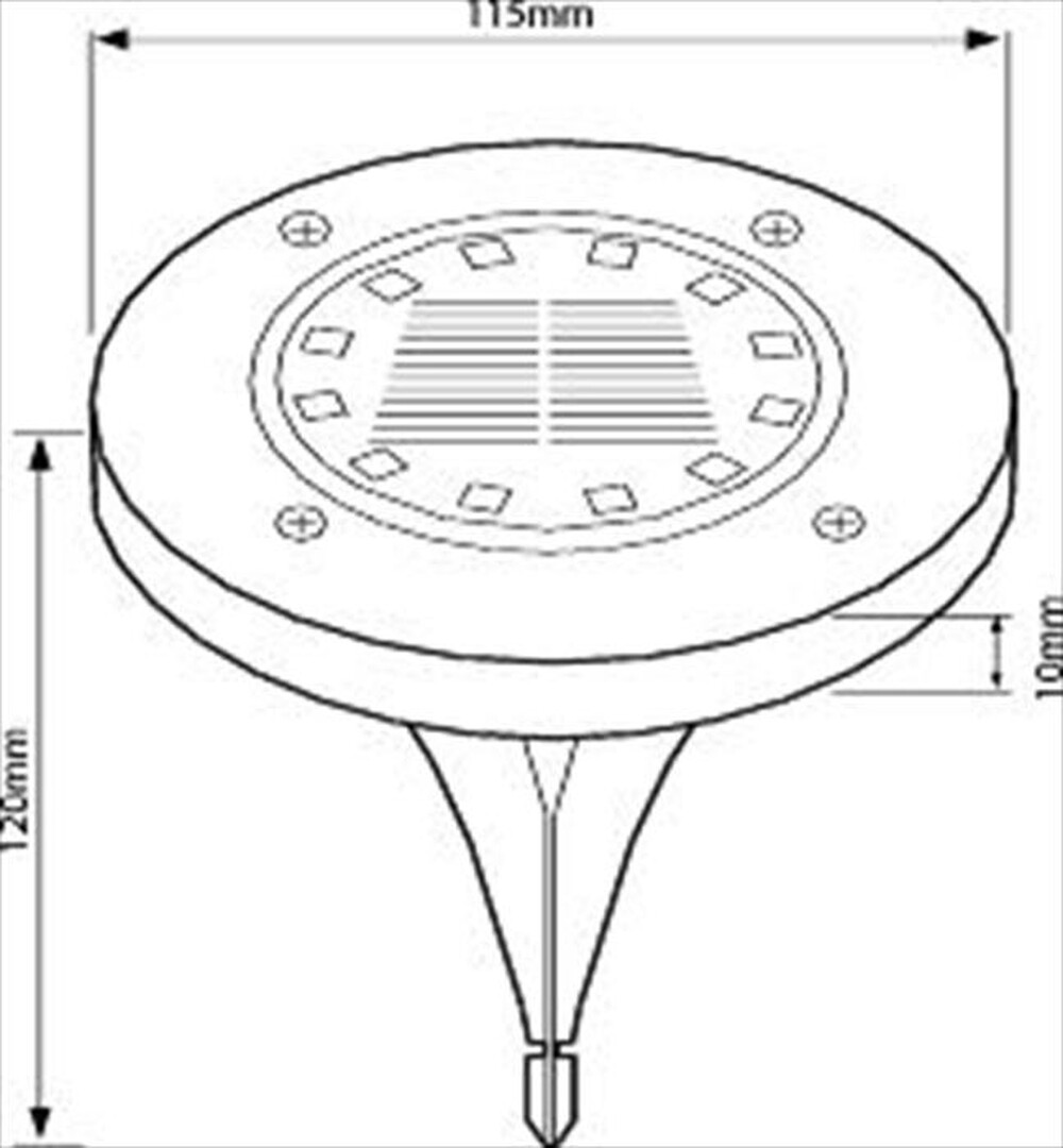 "REXER - Luce led solare segnapasso RXSOL10003"