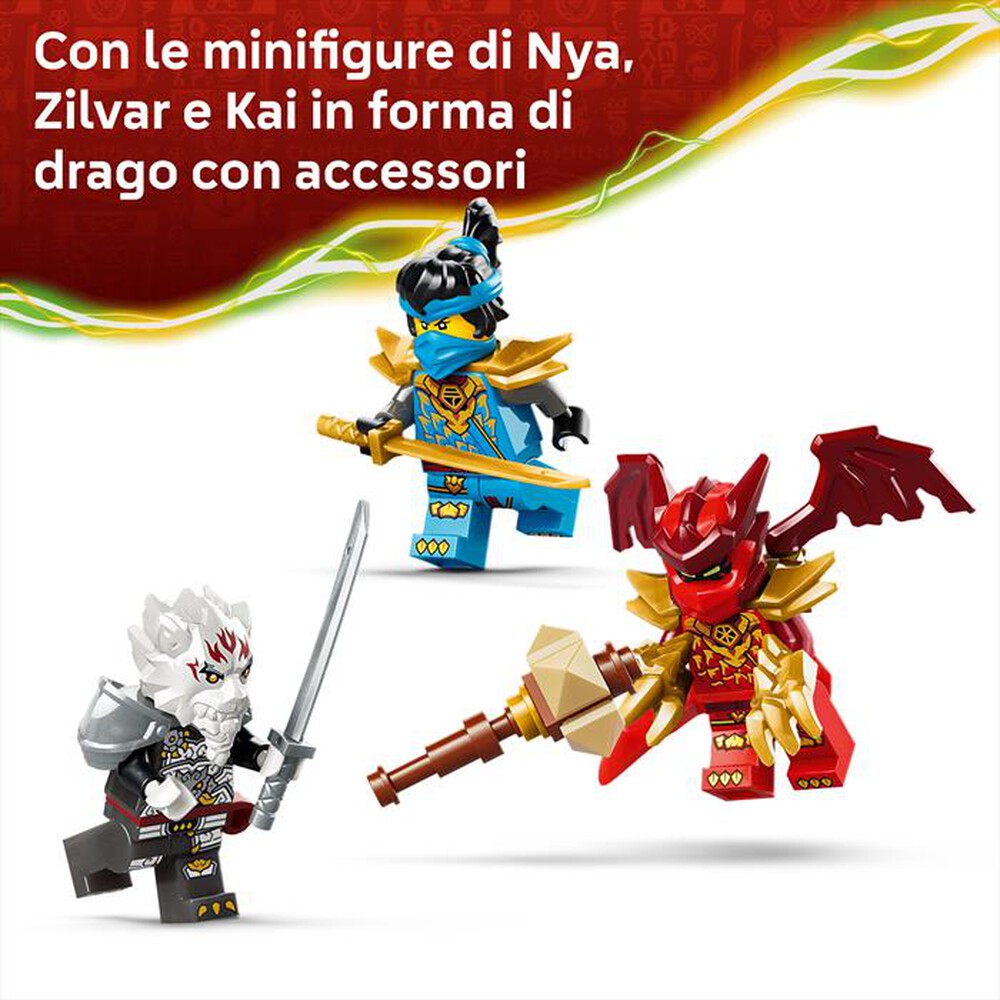 Immagine del prodotto LEGO - NINJAGO Zilvar e Grimtak la Bestia Drago - 71863