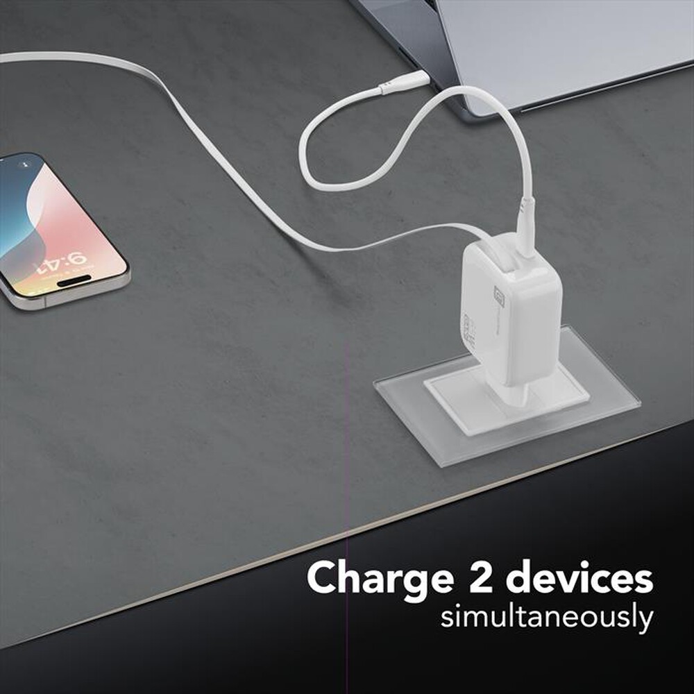 Immagine del prodotto CELLULARLINE - RETRACTABLE POWER 65W-Bianco