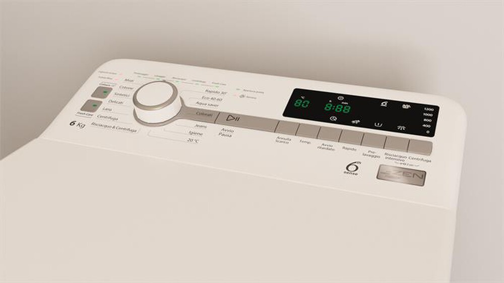 "WHIRLPOOL - Lavatrice ZEN TDLR 6252BS IT 6 Kg Classe B-Bianco"