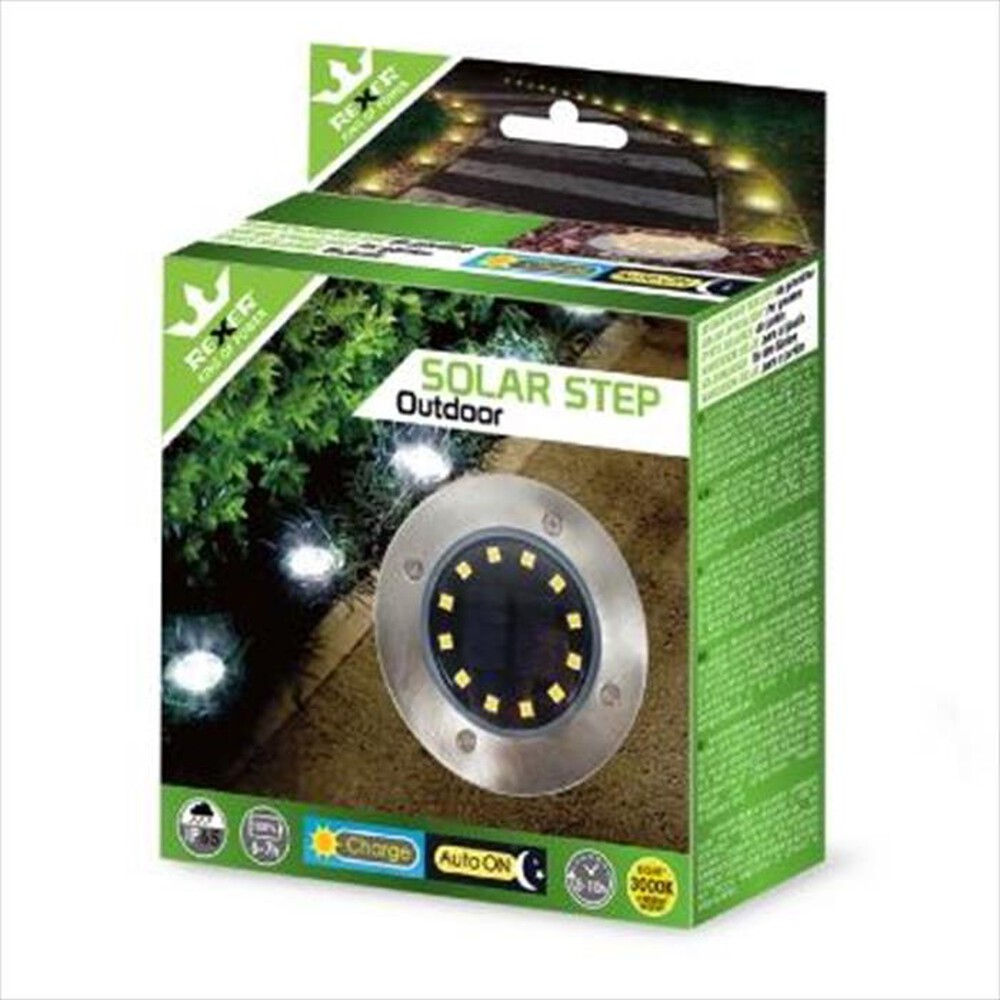 "REXER - Luce led solare segnapasso RXSOL10003"