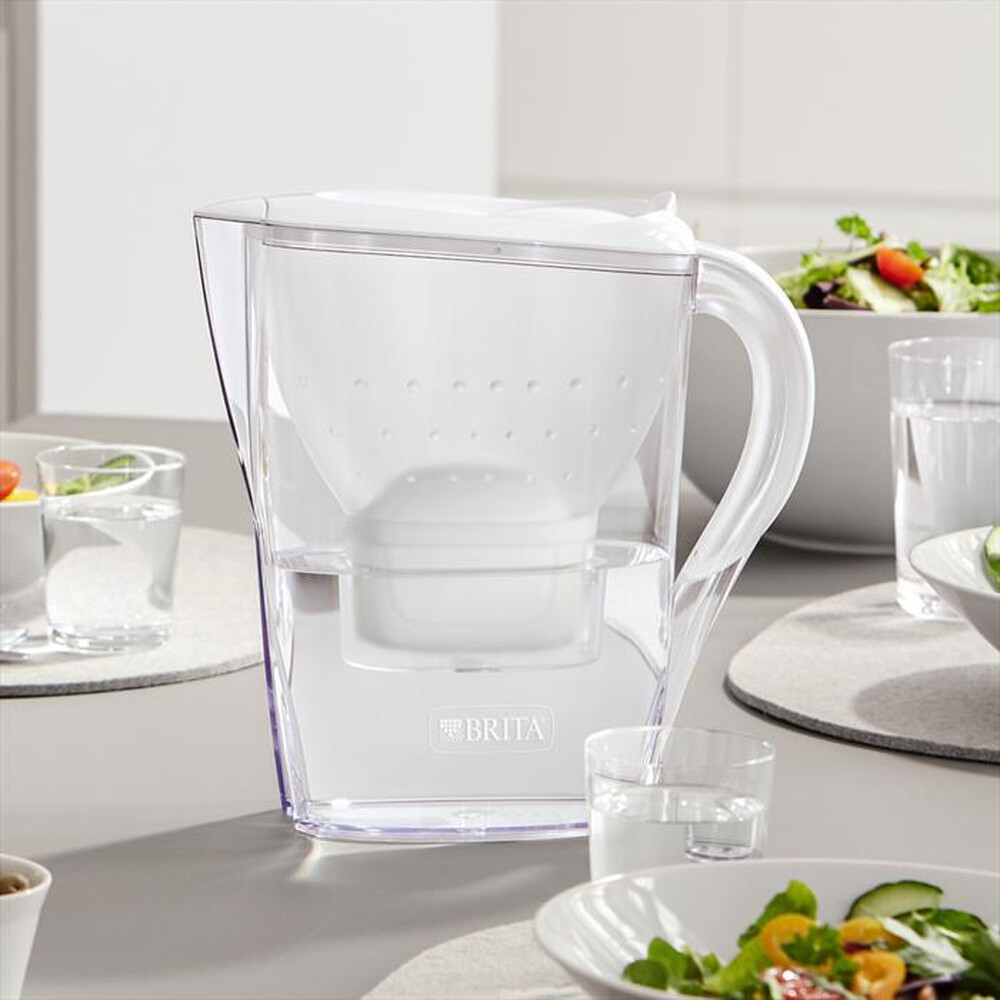 "BRITA - Caraffa filtrante MARELLA INCL. 6 MXPRO-Bianco/trasparente"