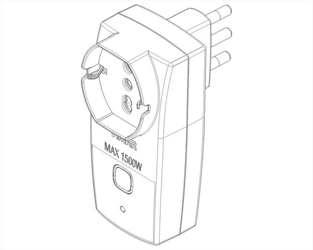 Immagine del prodotto VIMAR - ADATTATORE SMART WIFI 16A-White