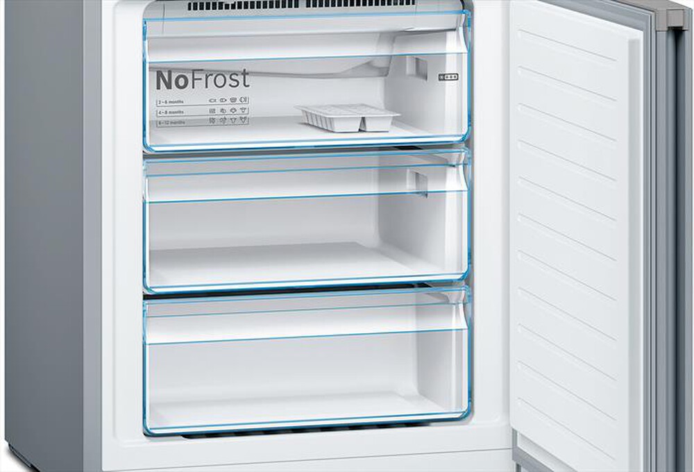 "BOSCH - Frigorifero combinato KGN493LDC Classe D 438 lt-Metal look"
