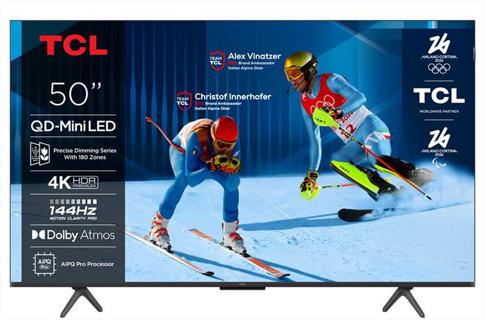 TCL - Smart TV MINI LED 50" 50C69K-Metallico