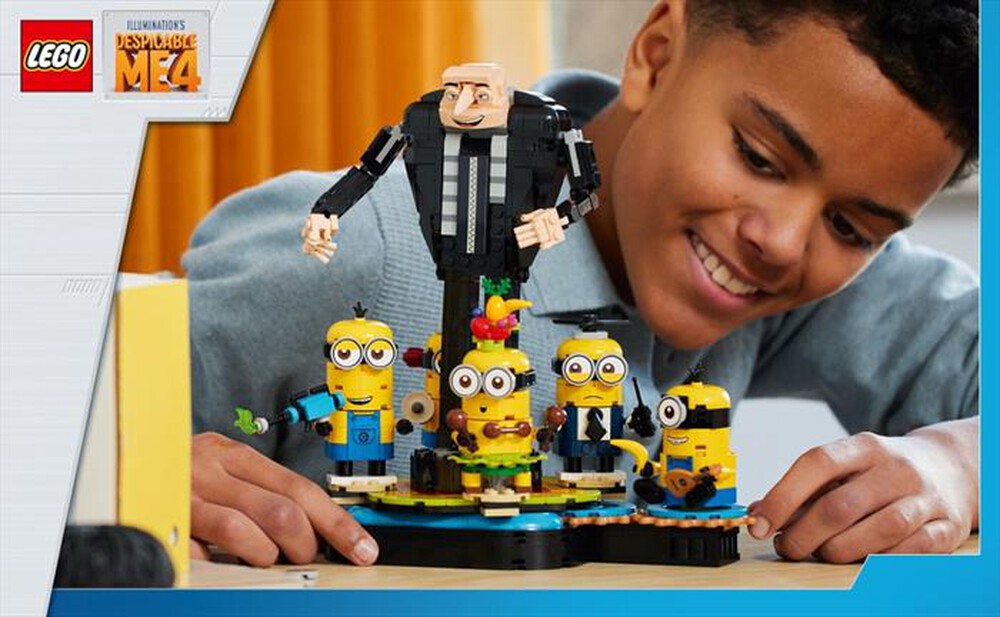 Immagine del prodotto LEGO - CATTIVISSIMO ME Gru e Minions in mattoncini 75582