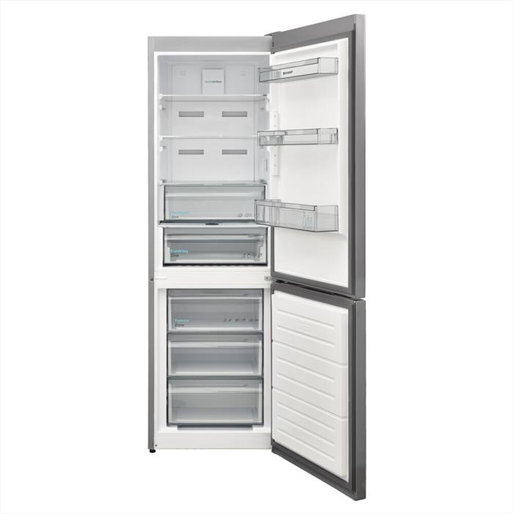 "SHARP - Frigorifero combinato SJ-NBA21DMXPE Classe E 331lt-Pet Inox"