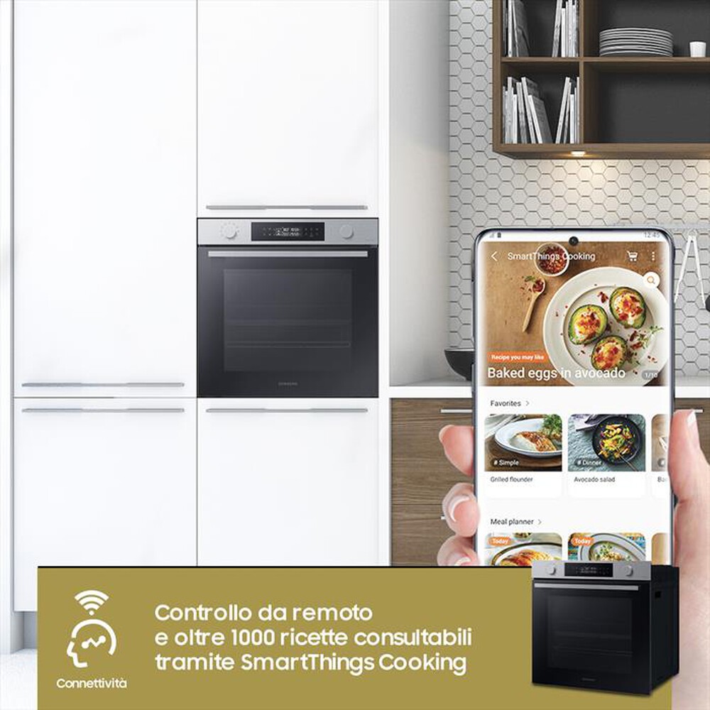 Immagine del prodotto SAMSUNG - Forno incasso elettrico NV7B44403BS/U5 Classe A+-INOX