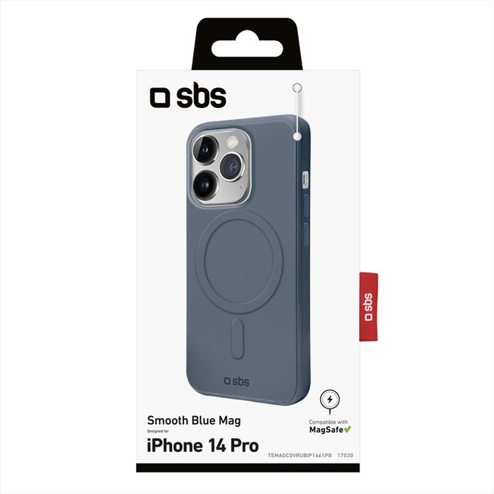 "SBS - Cover TEMAGCOVRUBIP1461PB per iPhone 14 Pro-Blu"