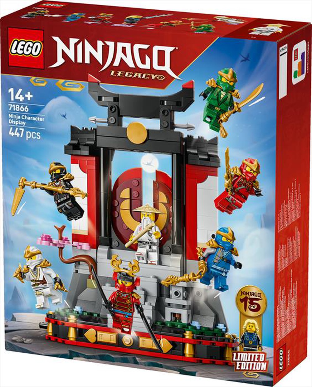 Immagine del prodotto LEGO - NINJAGO Display personaggi Ninja &ndash; 15&deg; ann - 71866