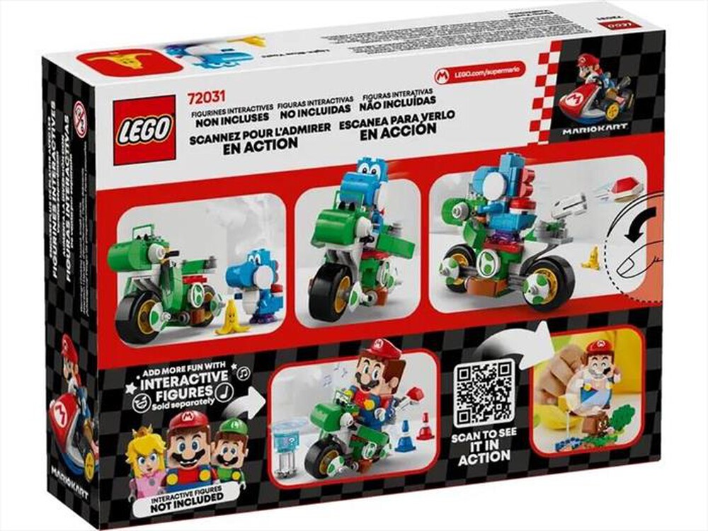 "LEGO - SUPER MARIO Mario Kart: Moto Yoshi - 72031-Multicolore"