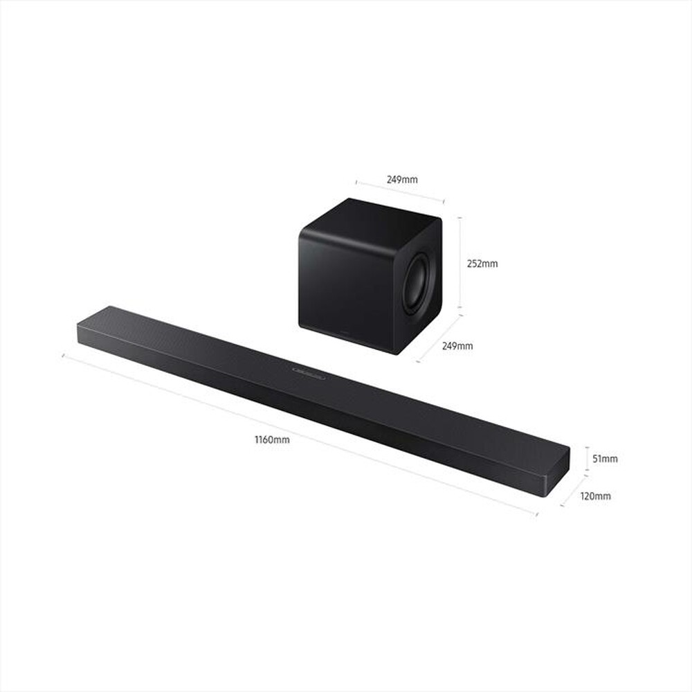 Immagine del prodotto SAMSUNG - Soundbar HW-QS700F/ZF-Titan Black