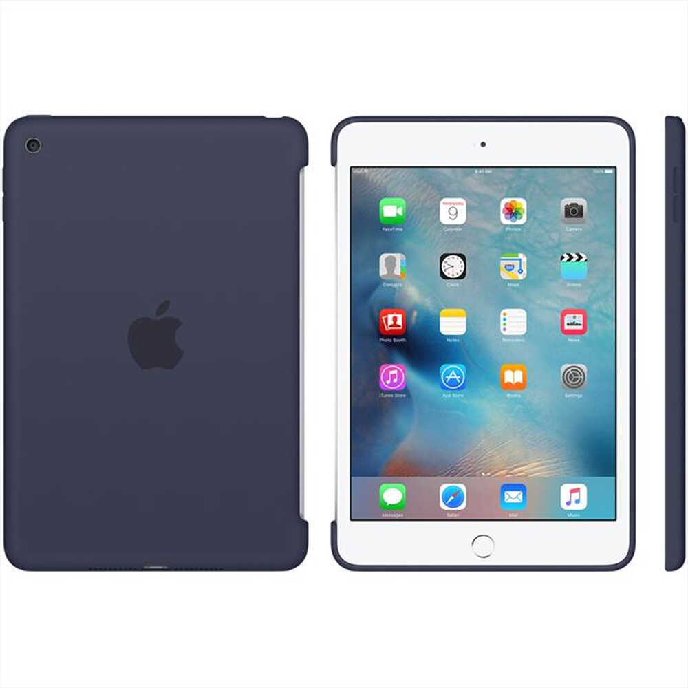 "APPLE - Custodia in silicone per iPad mini 4-Blu notte"
