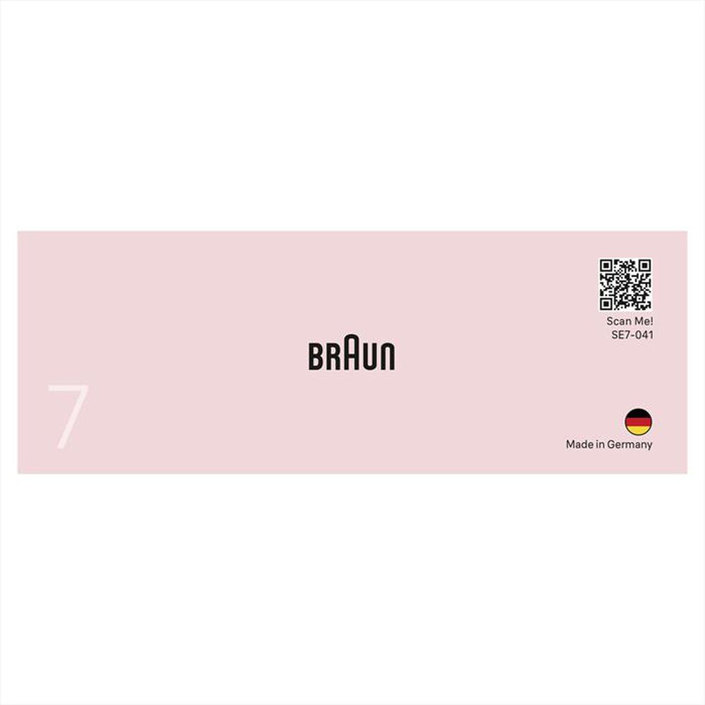 "BRAUN - Epilatore SILK-ÉPIL 7 7-041-BIANCO/ARGENTO"