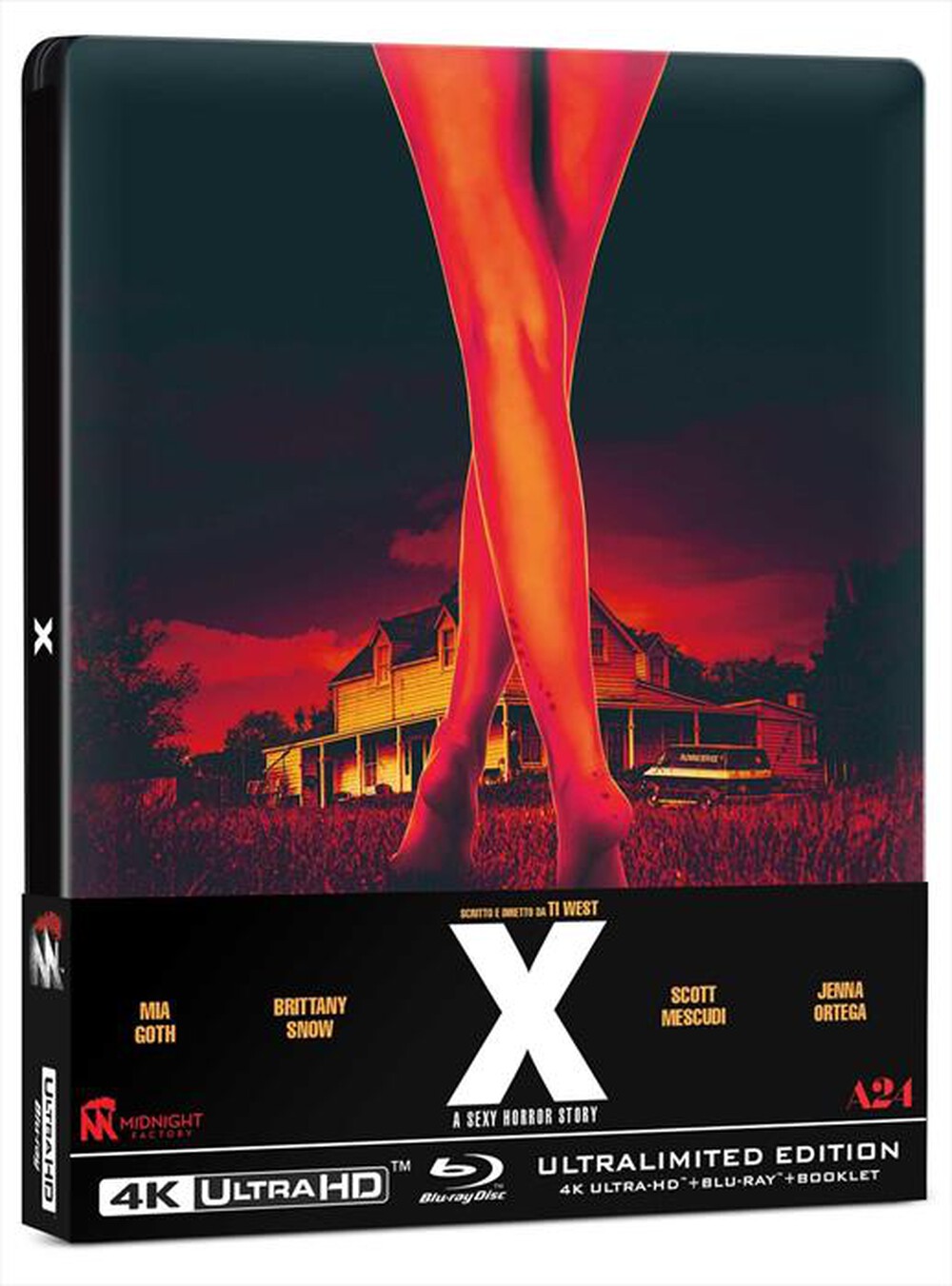 Immagine del prodotto Midnight Factory - X - A Sexy Horror Story (4K Ultra Hd+Blu-Ray+Boo
