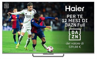 HAIER - Smart TV MINI LED UHD 4K 75" H75M90EUX 144Hz-Nero