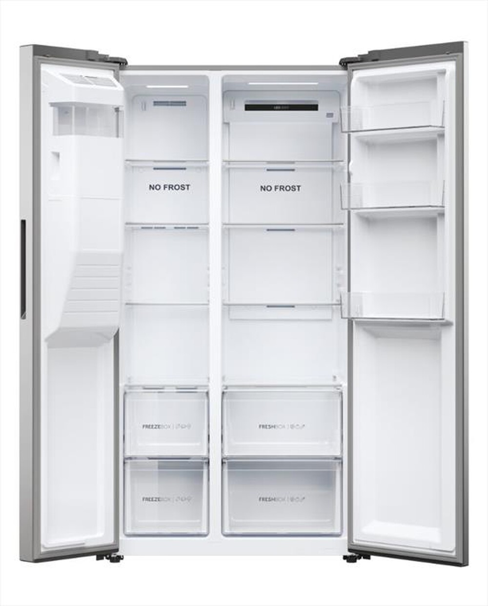 Immagine del prodotto HAIER - Frigorifero side by side HSR5918DIMP Classe D 511l-Platino, Stainless steel