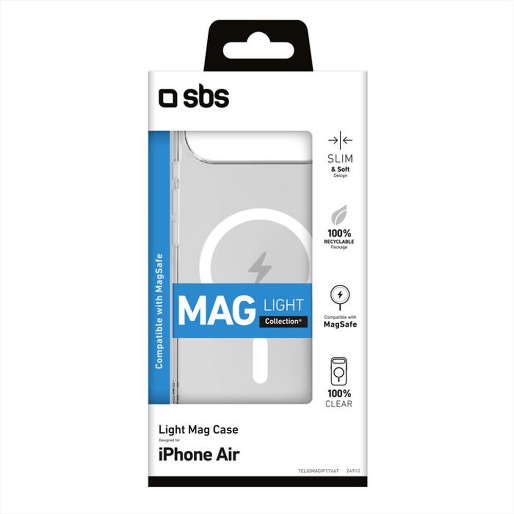 Immagine del prodotto SBS - Cover per iPhone Air TEUNBKEX2IP1766-Trasparente