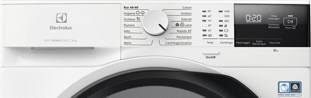 "ELECTROLUX - Lavatrice EW6FE29G 9 Kg Classe A-Bianco"