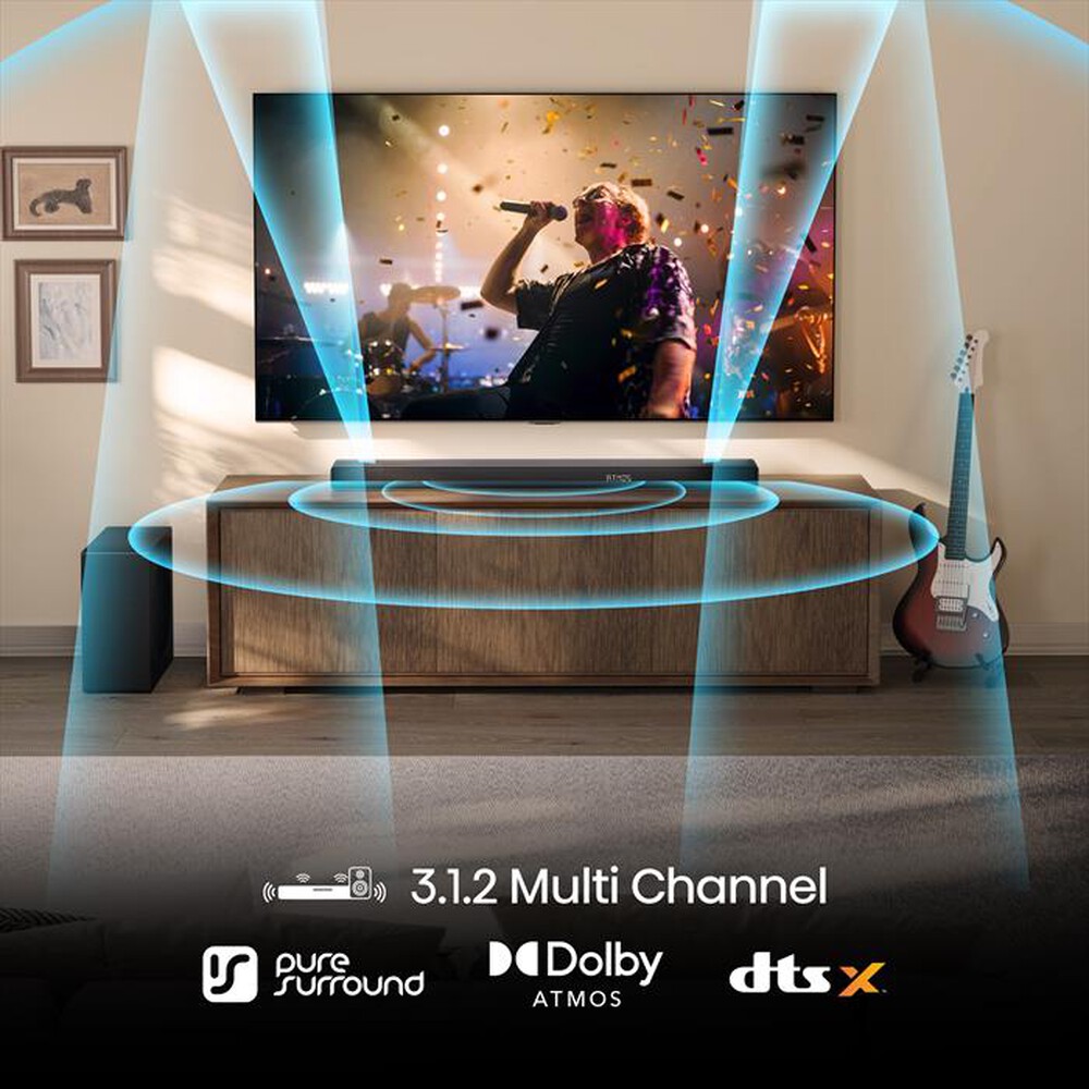 Immagine del prodotto HISENSE - Soundbar 440W + Subwoofer 240W AX3120Q-NERO