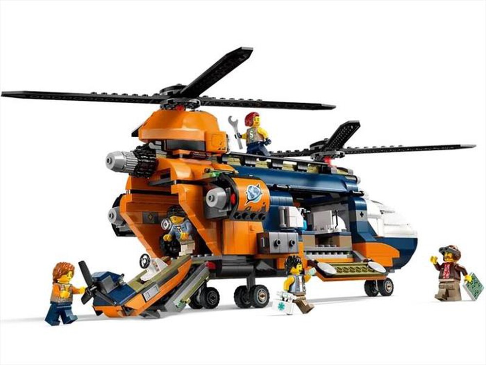 "LEGO - ELICOTTERO DELL'ESPLORATORE DELLA GIUNGA - 60437-Multicolore"