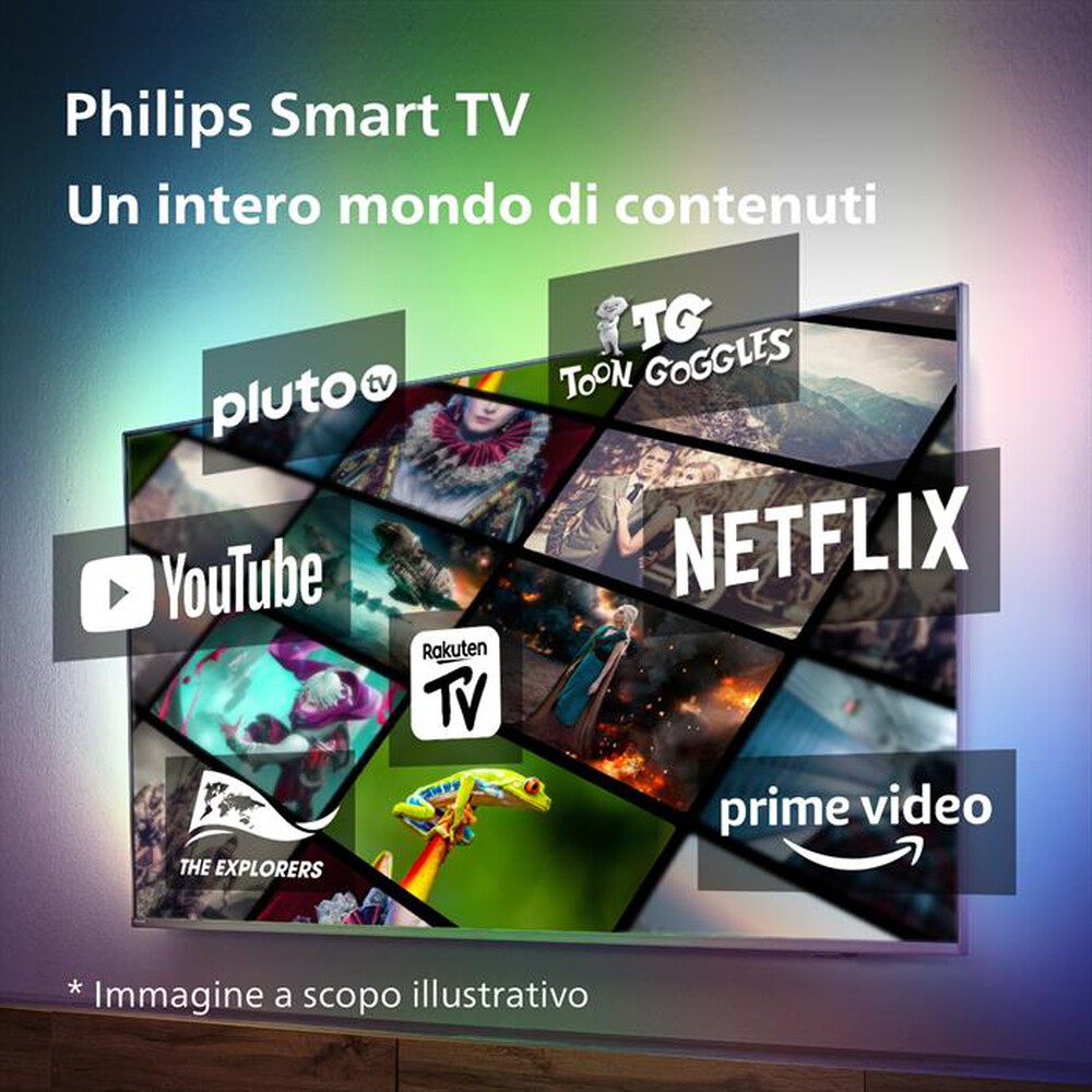 "PHILIPS - Smart TV LED UHD 4K 43\" 43PUS7608/12-Antracite"