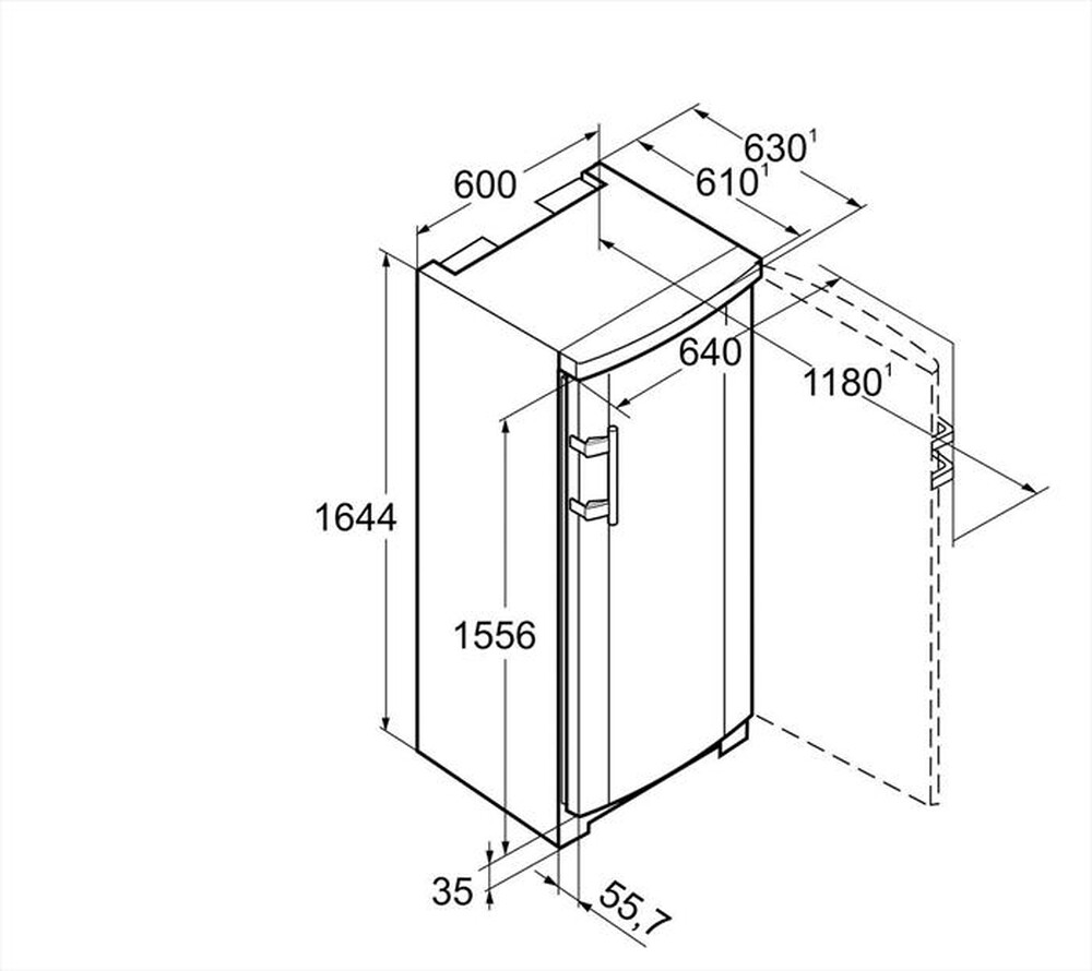 "LIEBHERR - Congelatore verticale GNP 2713-24 Classe F 265 lt-Bianco"
