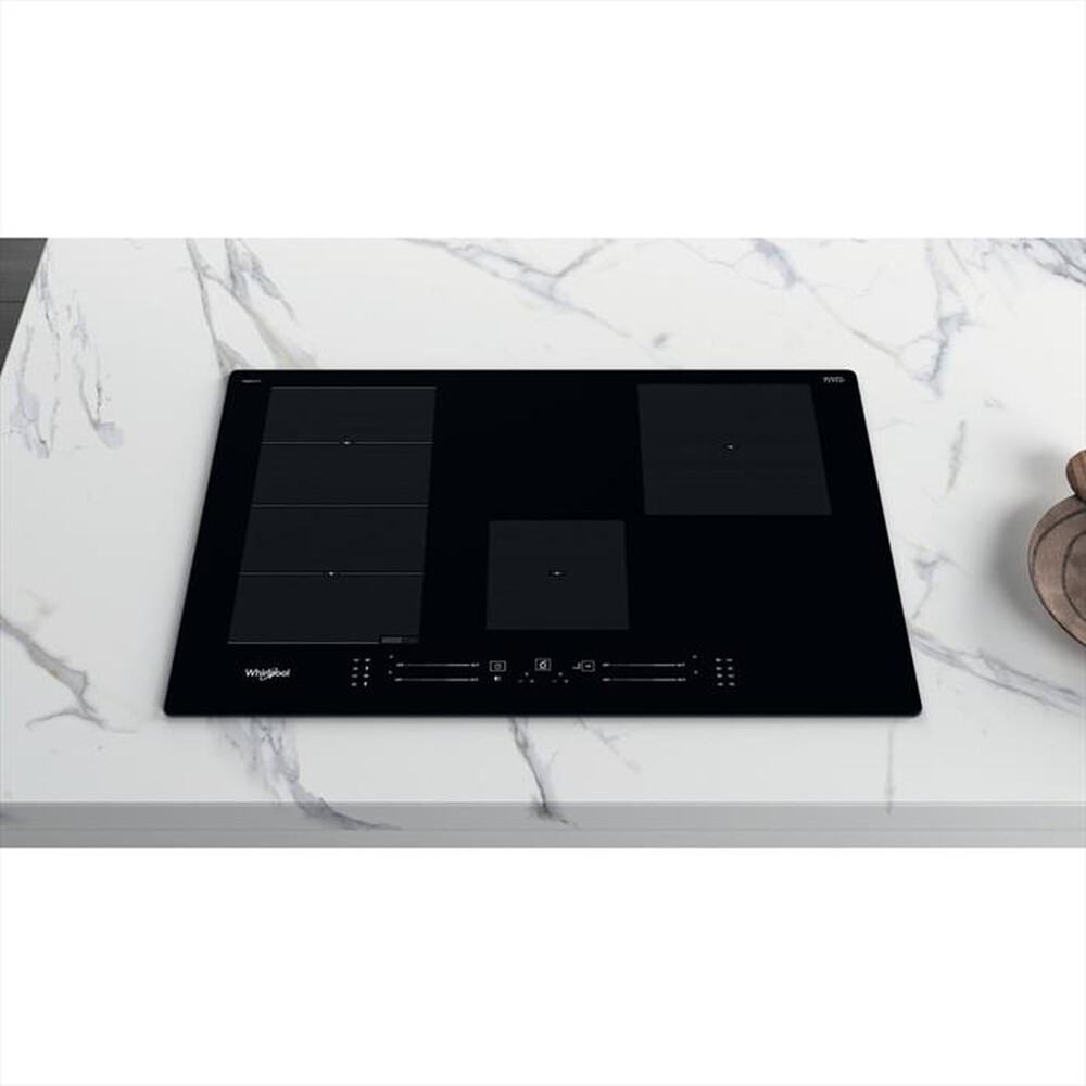 "WHIRLPOOL - Piano induzione WF S0377 NE/IXL HOB WP 77 cm-Nero"