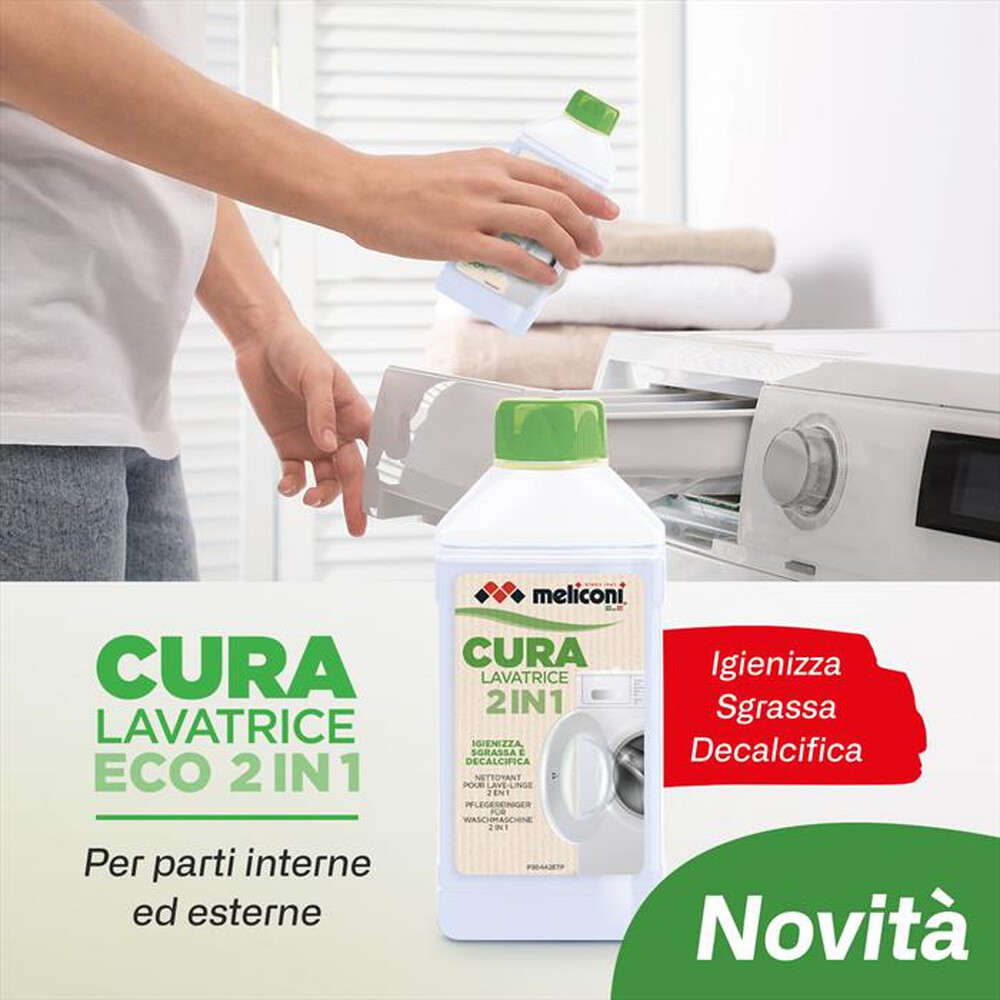 Immagine del prodotto MELICONI - CURA LAVATRICE LIQUIDO EC-Astuccio contenente 2 flaconi
