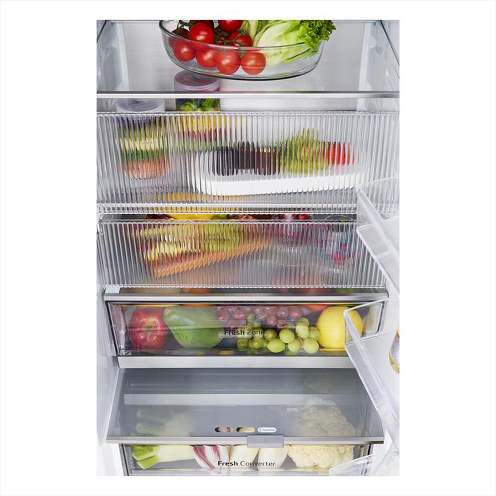 "LG - Frigorifero combinato GBG719MDNN Classe D 352L-Multicolour"