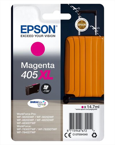 EPSON - EPSON INCHIOSTRO  SERIE VALIGIA 405XL MAGENTA-Magenta XL