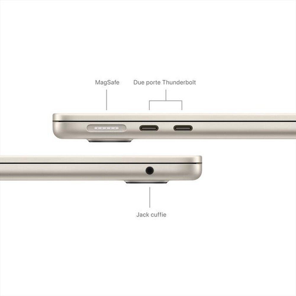 "APPLE - MacBook Air 13\" M2 Core CPU 8 GPU 8 16GB 256GB SSD-Galassia"