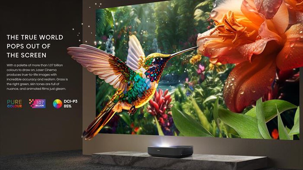 Immagine del prodotto HISENSE - Videoproiettore PL2-Metallo - Grigio Carbone