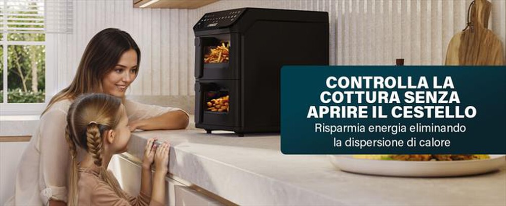 Immagine del prodotto PRINCESS - Friggitrice ad aria DUAL VERTICAL-Nero