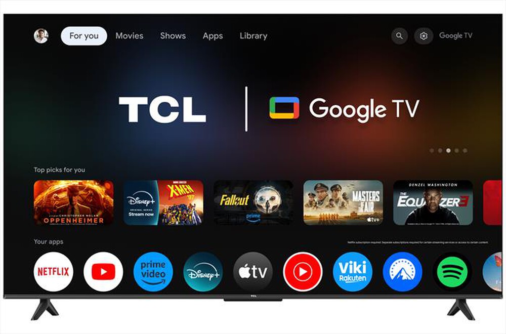 Immagine del prodotto TCL - Smart TV LED UHD 4K 55" 55P6L-Nero
