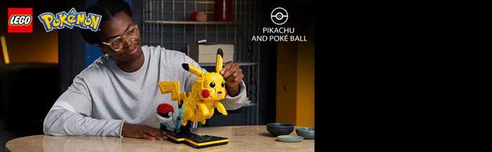 Immagine del prodotto LEGO - POKEMON PIKACHU E POKE' BALL - 72152-Multicolore