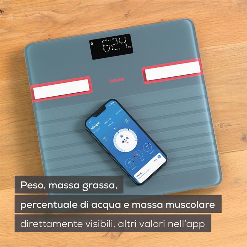 Immagine del prodotto BEURER - Bilancia pesapersone BF 451 LIMITED EDITION 2025-Nero e bordeaux