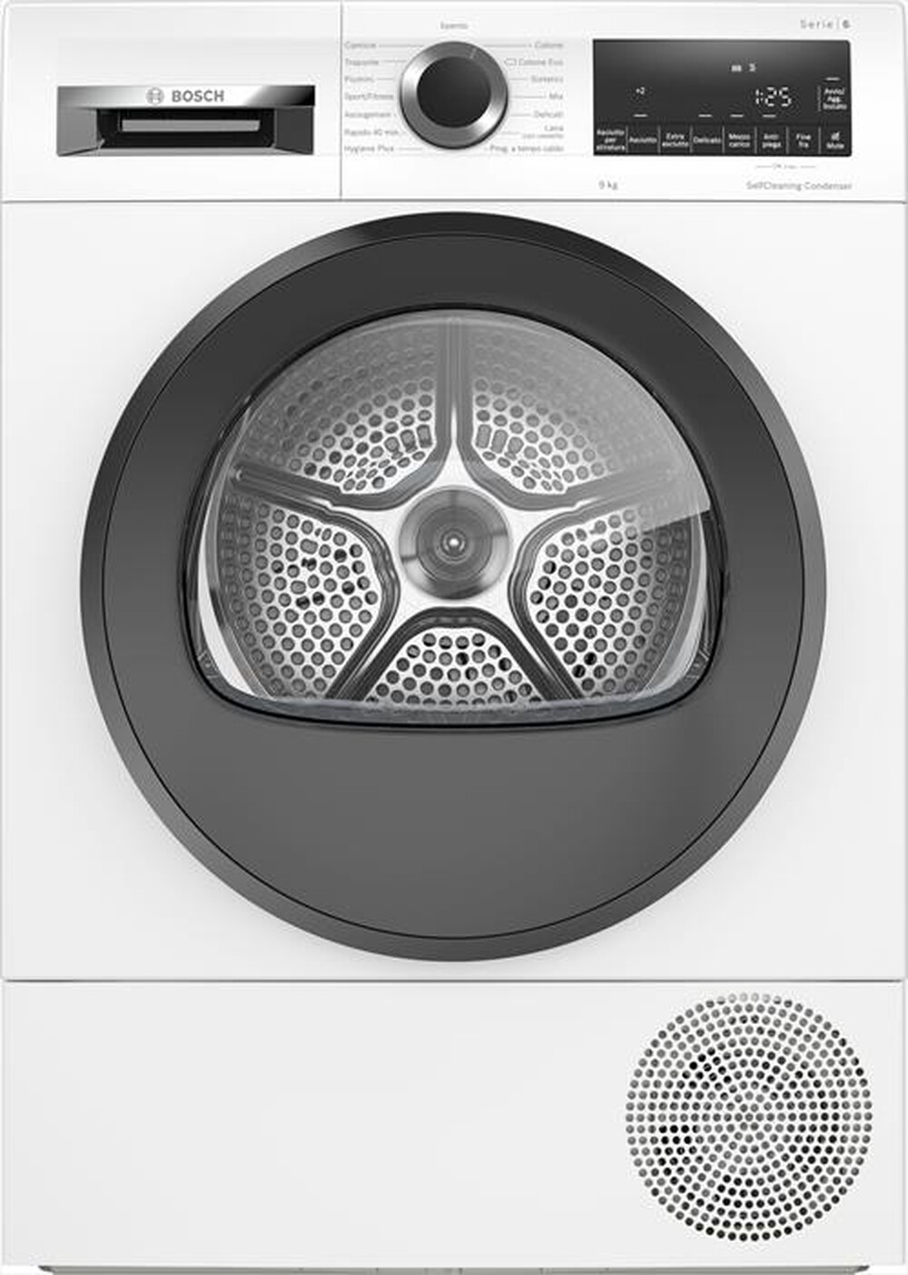 Immagine del prodotto BOSCH - Asciugatrice Serie 6 WQG24507IT 9 Kg-Bianco