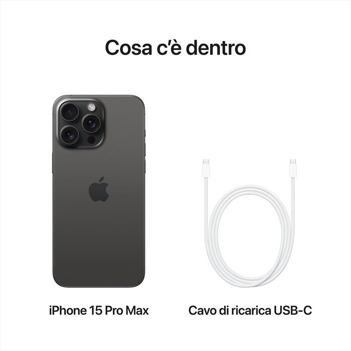 APPLE - iPhone 15 Pro Max 1TB-Titanio Nero | Euronics