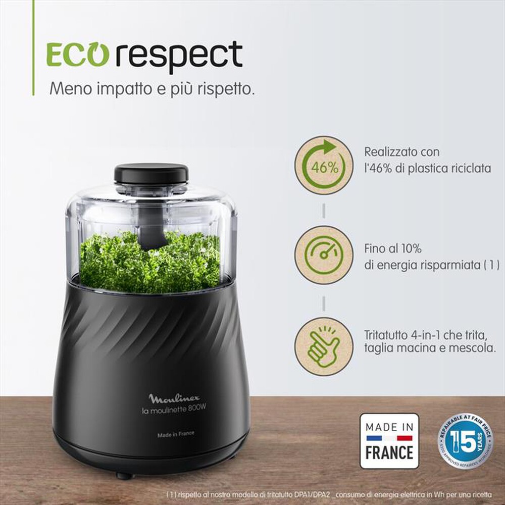 Immagine del prodotto MOULINEX - Minitritatutto DP710810-Nero