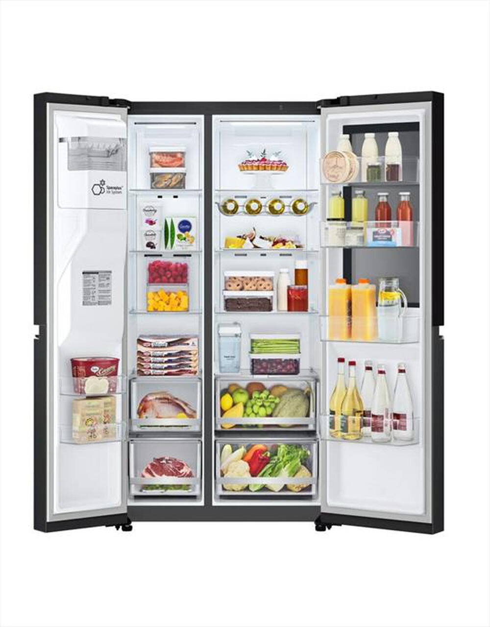 "LG - Frigorifero side by side GSGV80EPLL InstaView - E-Black"