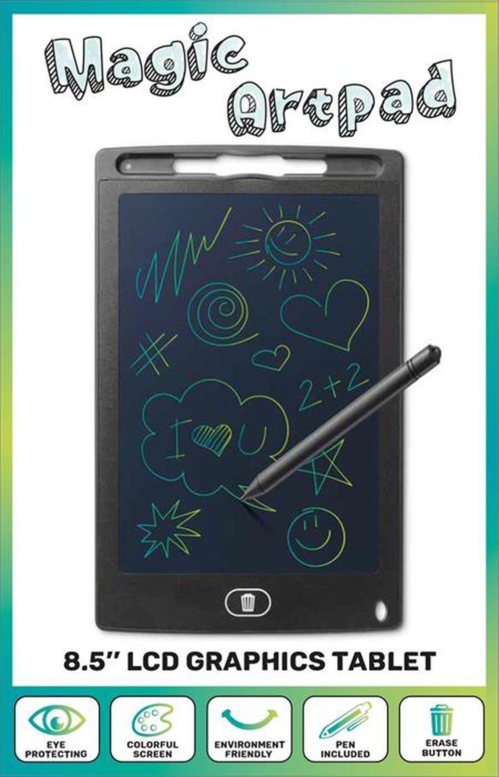 Immagine del prodotto CELLULARLINE - Tavoletta grafica GRAPHICTABLET1-Nero