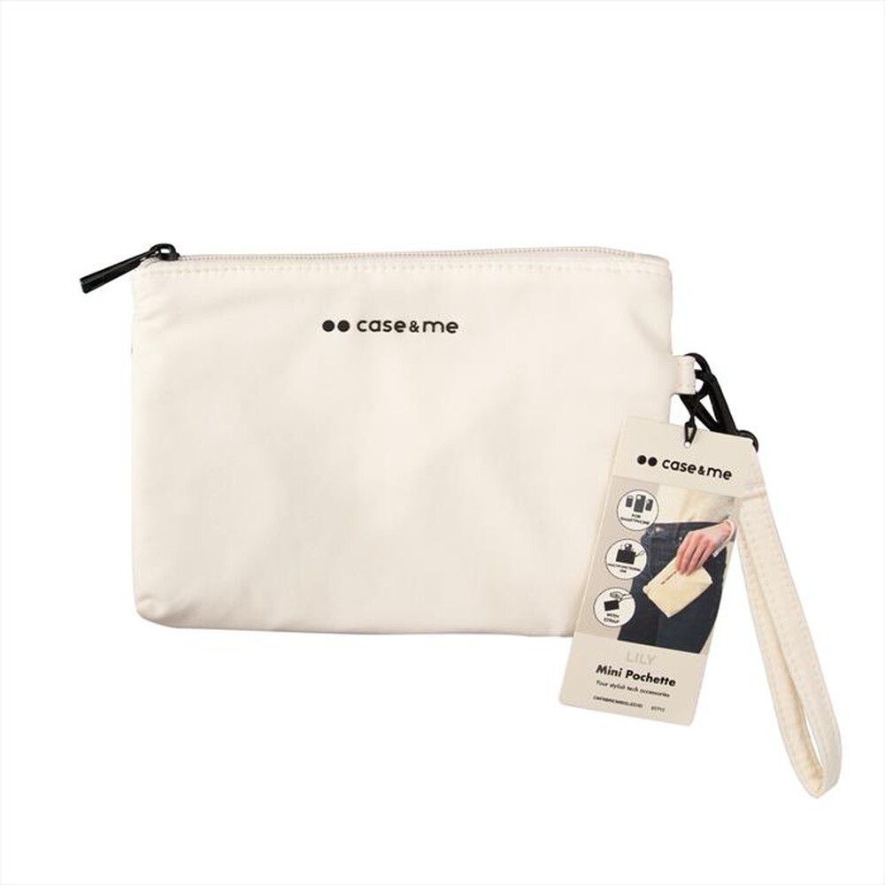 Immagine del prodotto CASEME - Mini pochette in tessuto CMFABRICMINISLEEVEI-Avorio